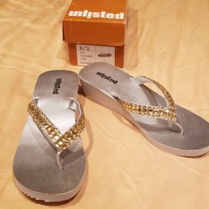 Bling flip flops